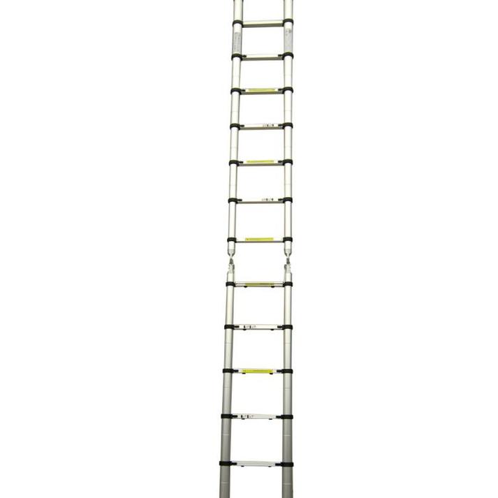The aluminum alloy ladder should be properly protected when used in a live environment